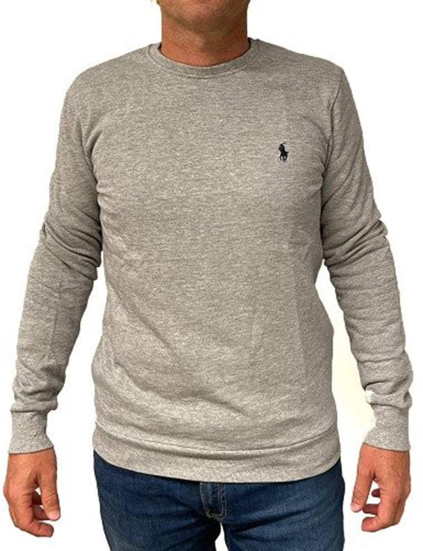 Grey Longsleeve Polo