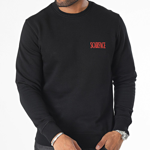 Sweat Crewneck Poster Noir