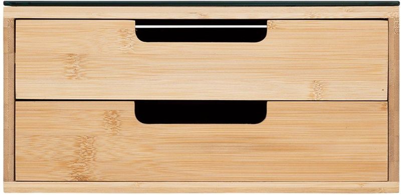 Luxe Capsulehouder voor koffiecups - Bamboe - Koffieapparaat stand met lade voor koffiecups - Stijlvolle koffiecupshouder