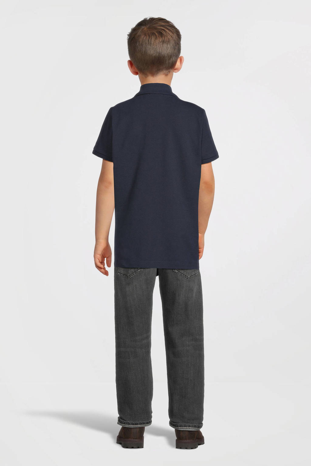 REPLAY polo donkerblauw