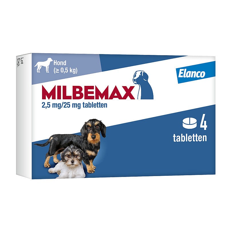 Milbemax Kleine Hond Ontwormingstabletten