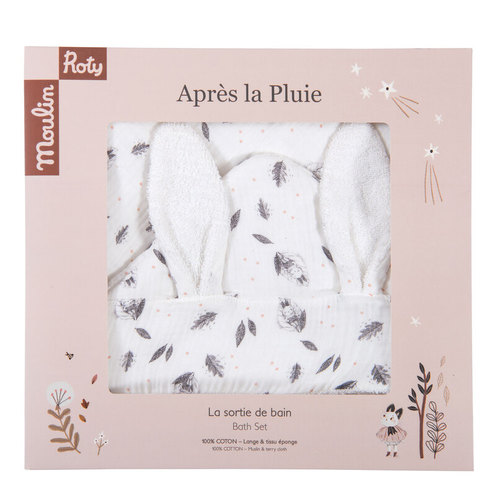 Sortie de bain lapin Après la pluie - MOULIN ROTY