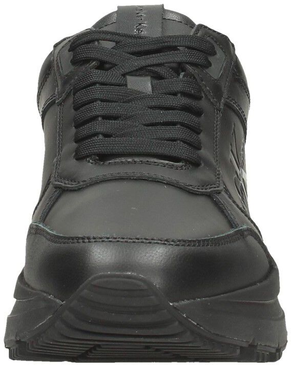 Calvin Klein Chunky Runn Laceup Low LTH-Nappa zwart
