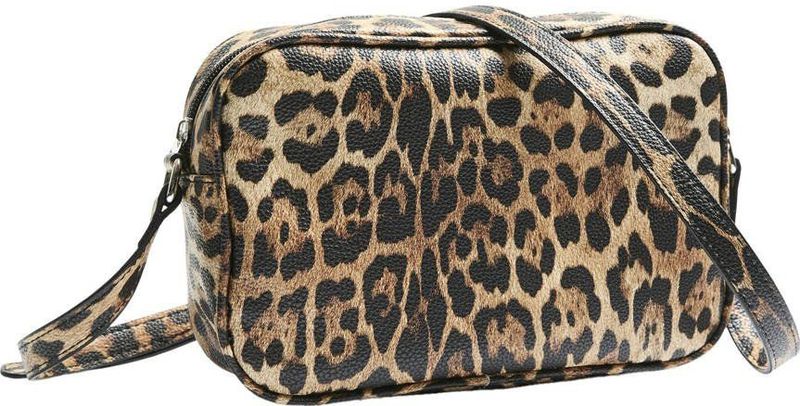 PIECES - PCFANNI - Crossbody Tas - Bruin - Panterprint