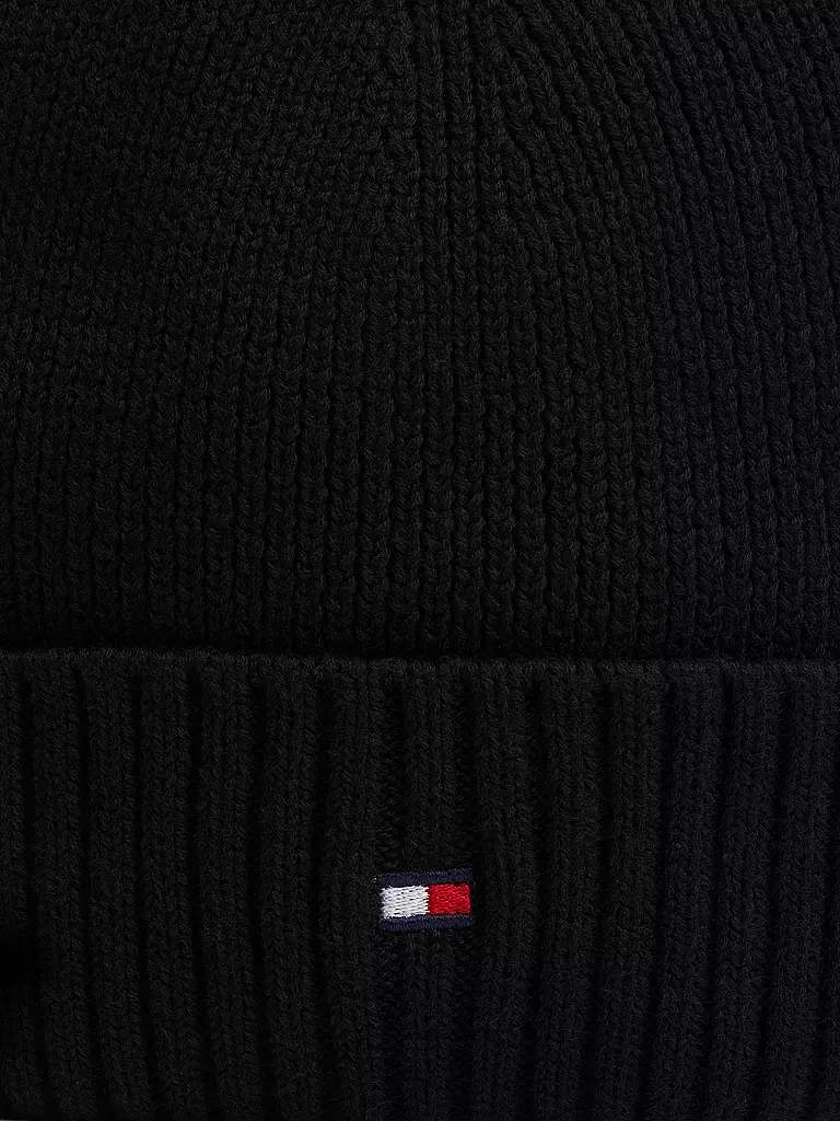 TOMMY HILFIGER Jungen Mütze - Haube  schwarz