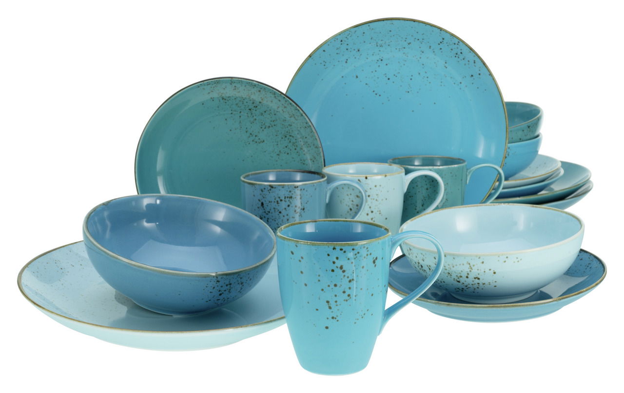 Creatable Kombiservice 16-tlg. NATURE COLLECTION AQUA