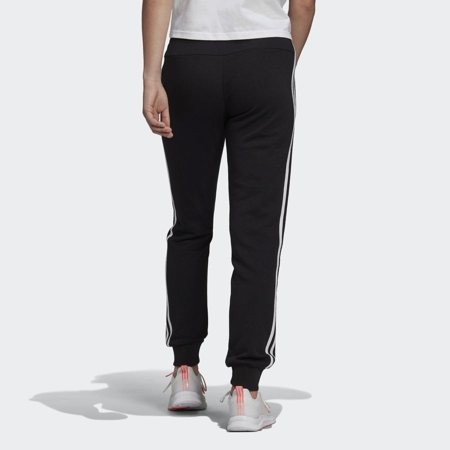 adidas Essentials 3-Stripes French Terry Bas de Survêtement - Noir/Blanc Femme