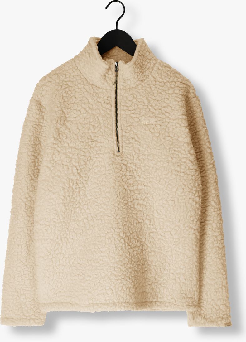 ecru forét trui wave half zip
