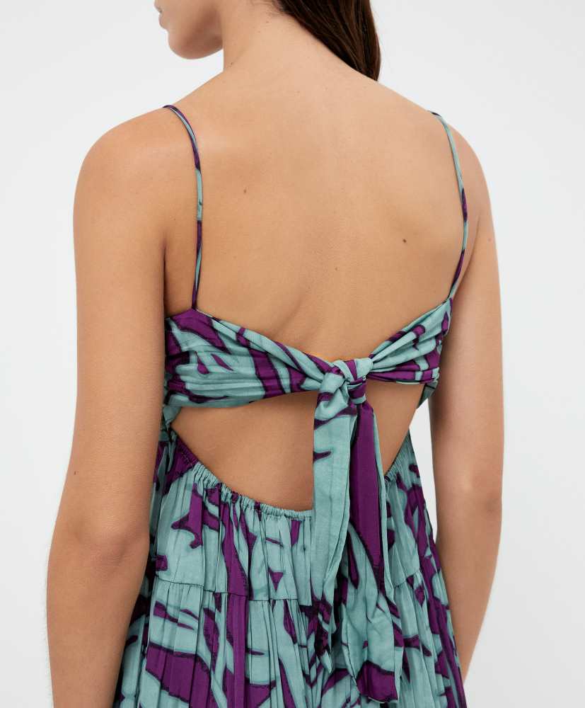 Vestido longo sem alças