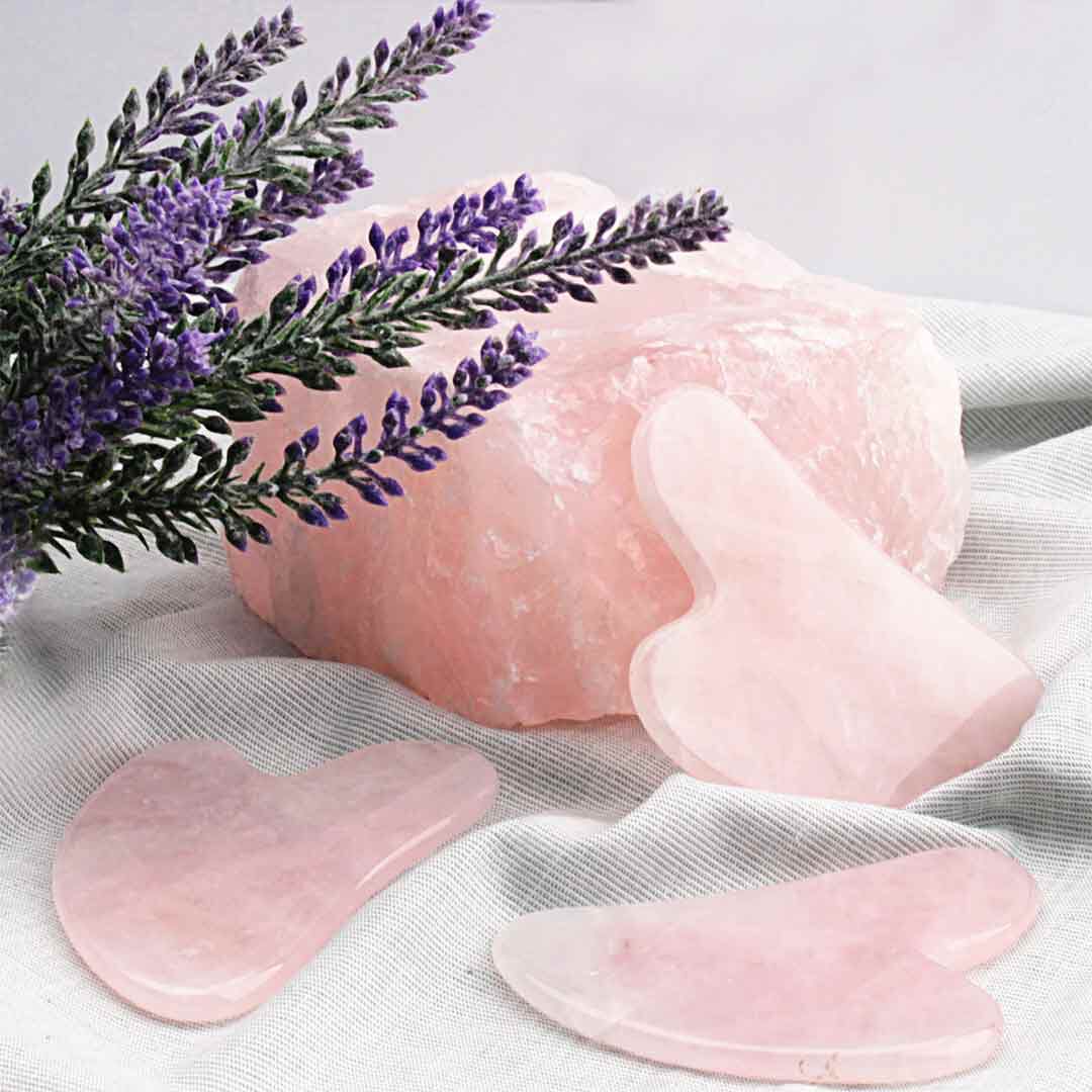 PARSA BEAUTY PARSA ACESSORIOS Gua Sha Quartzo Rosa - 1un