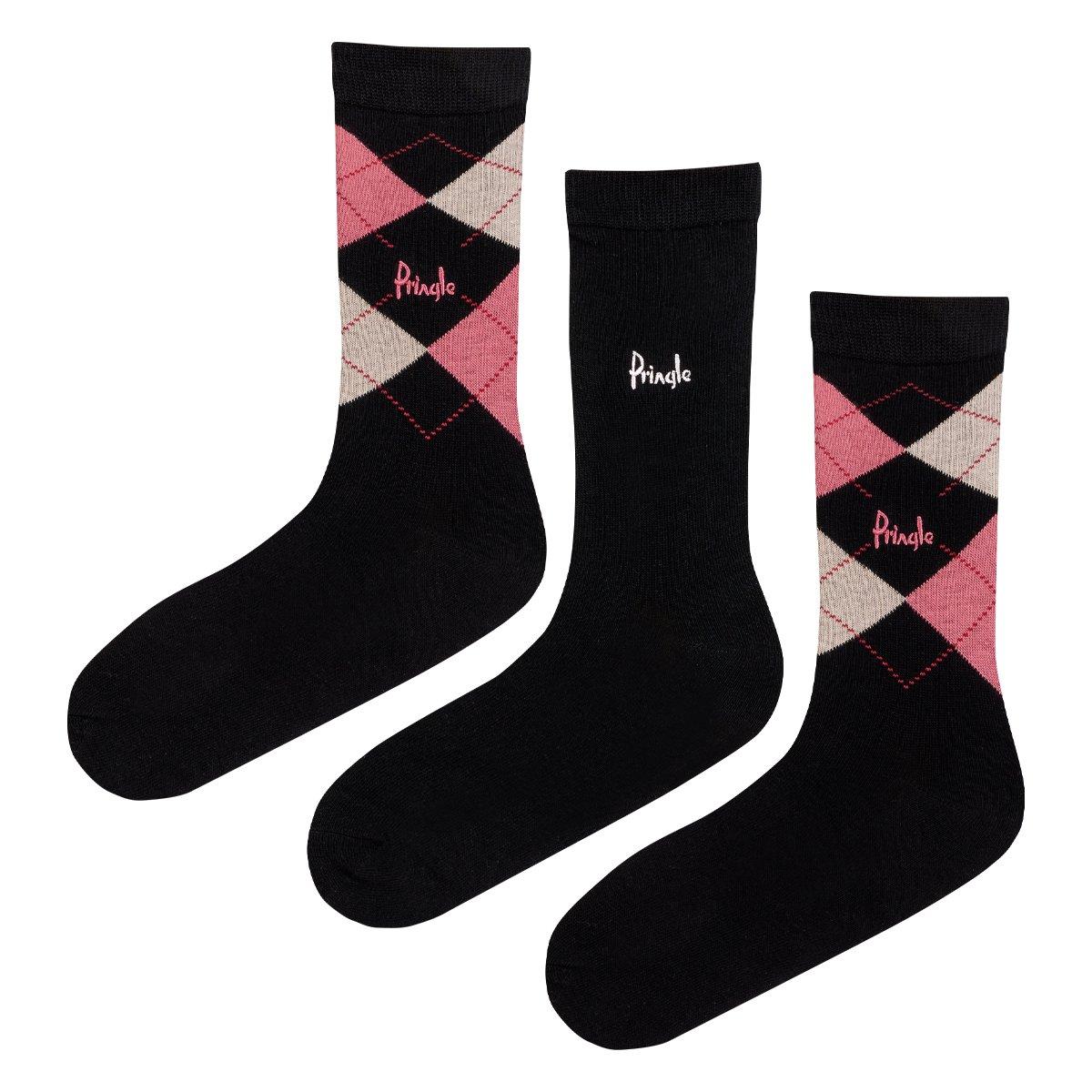 Pringle 3 Pack Socks