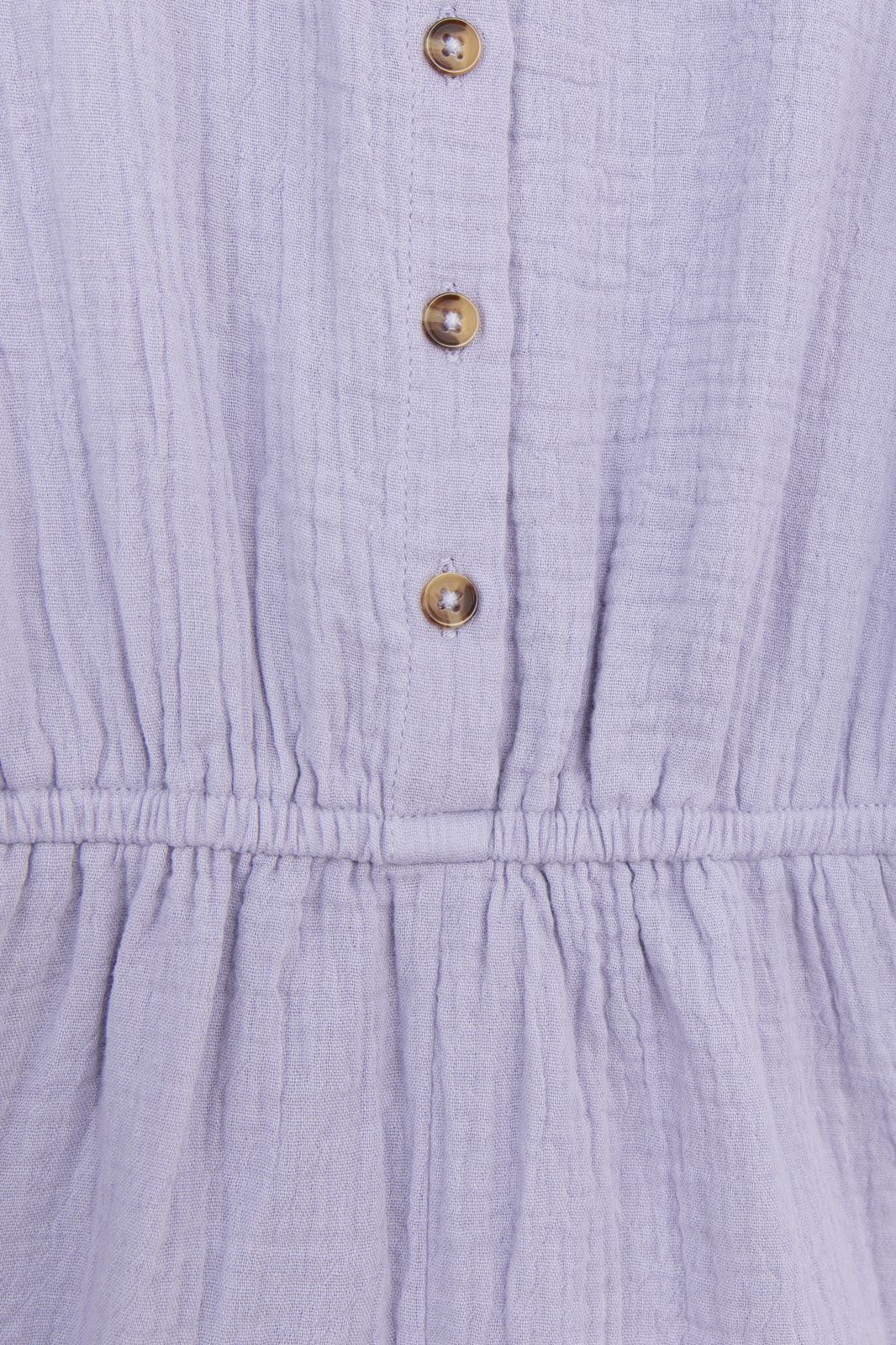 Lavendel playsuit met ruffles