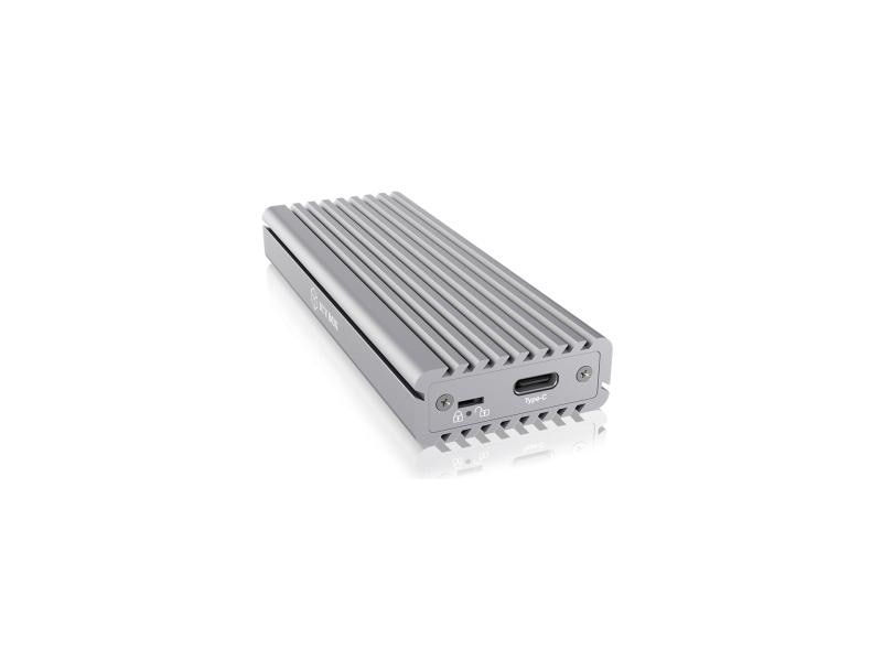ICY BOX Externes Gehäuse IB-1817Ma-C31 M.2 NVMe silber Gehäuse für M.2-Laufwerke