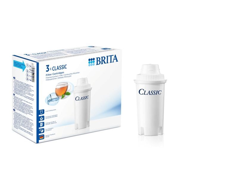 BRITA Wasserfilter-Kartusche CLASSIC 3er Pack Kartuschen-Pack