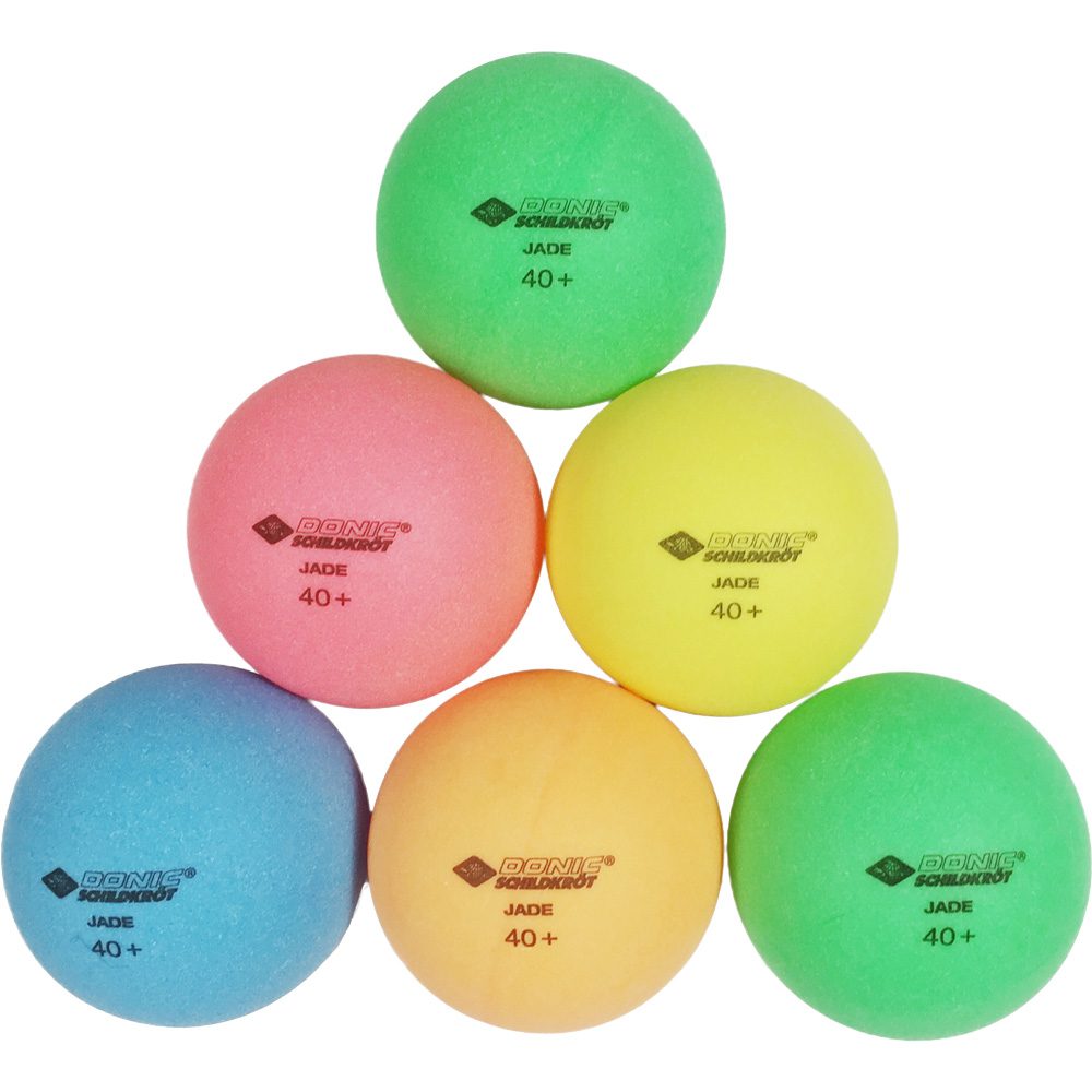 Donic Schildkröt Color Popps Tischtennisbälle 6er