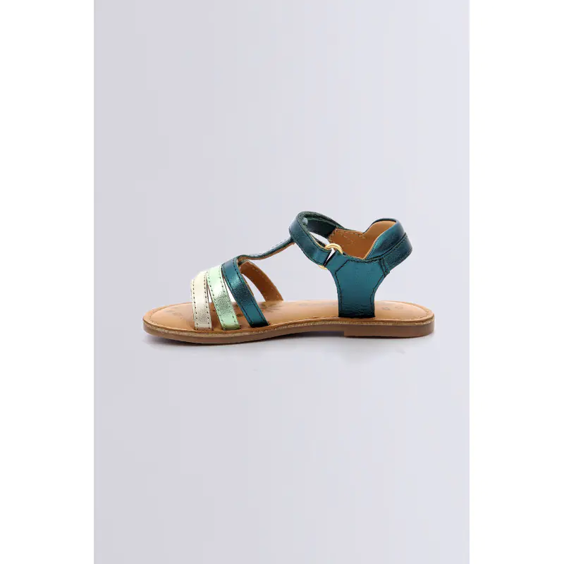 Diamanto Vert fonce SANDALES Cuir Fille