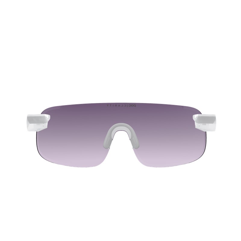 POC Elicit cykelbriller hydrogen white/clarity road/sunny silver
