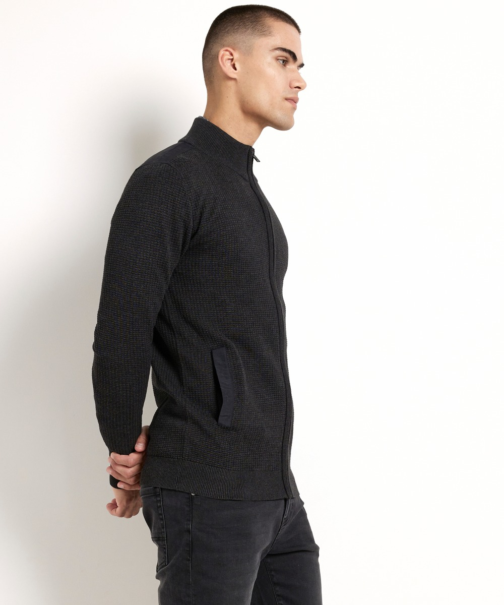 vest met nylon details