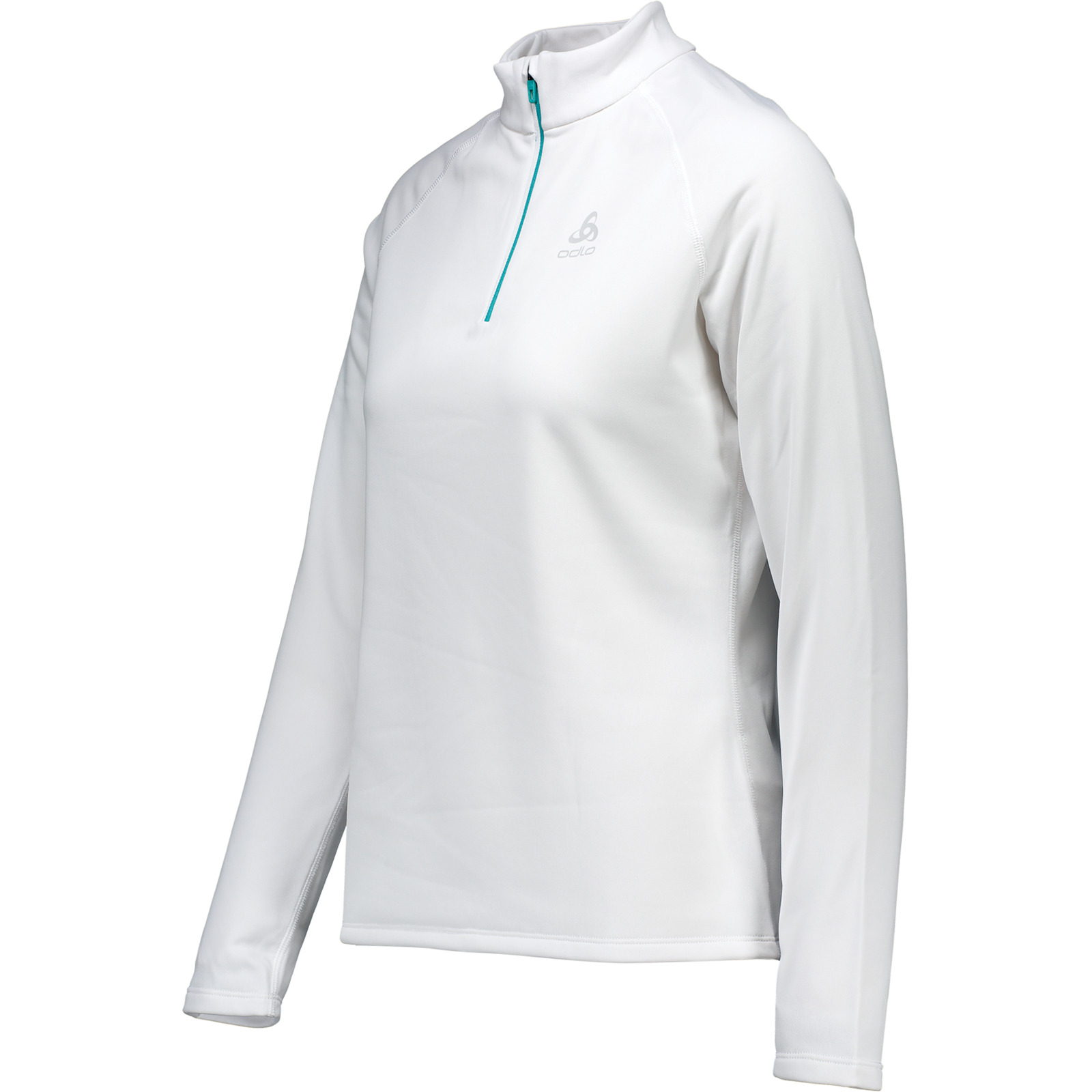 Odlo Damen-Thermolangarmshirt Besso Midlyer Half Zipp M, weiss