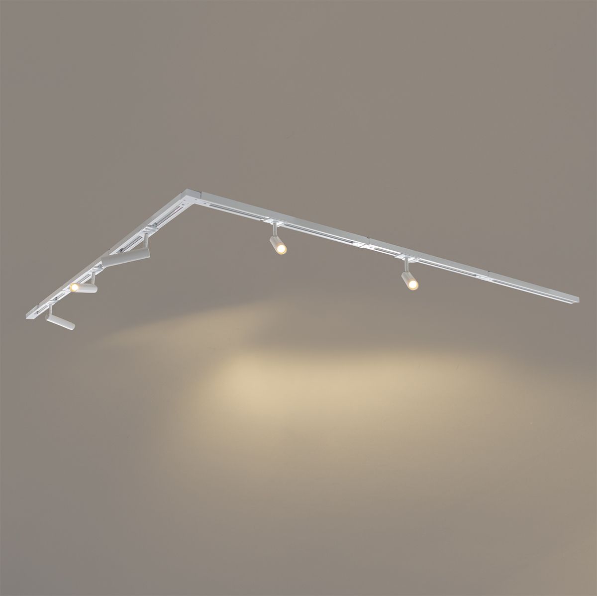 Modern railsysteem met 5 spots wit 1-fase GU10 35mm - Iconic Jeana Luxe