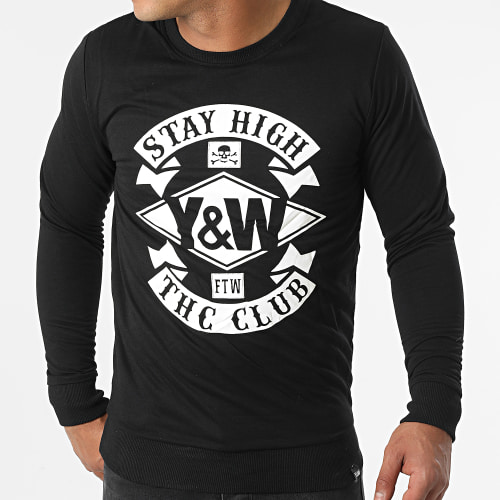 Sweat Crewneck Constellation Noir Bleu Marine Réversible