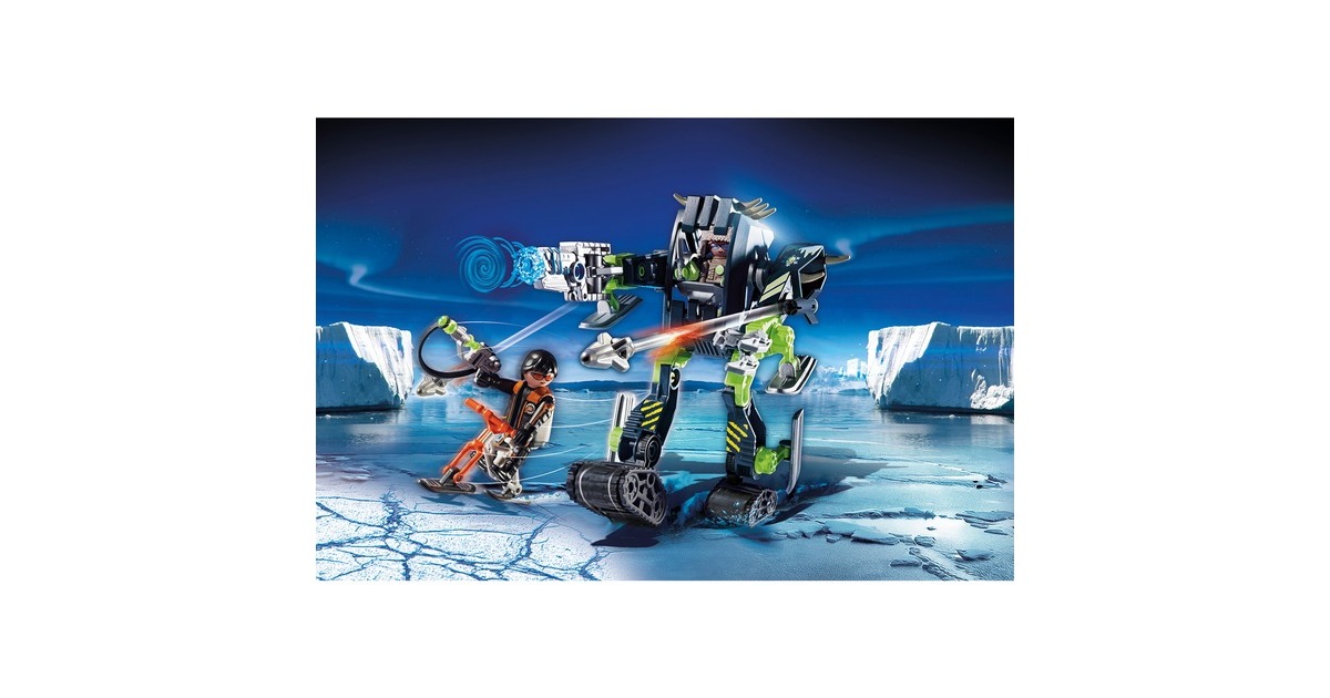 PLAYMOBILTop Agents - Arctic Rebels sneeuwrobot Constructiespeelgoed  (70233)