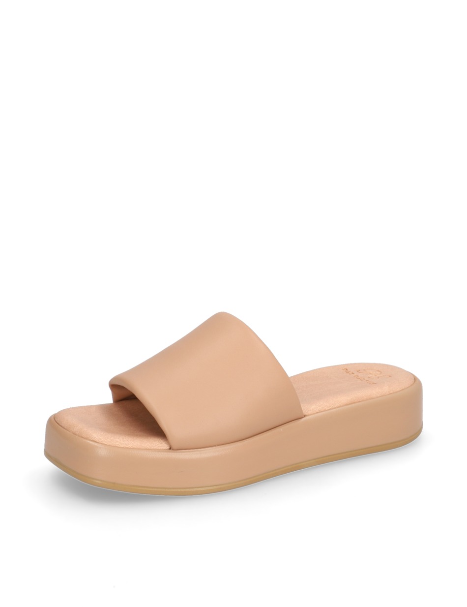 Glattleder Pantoffel