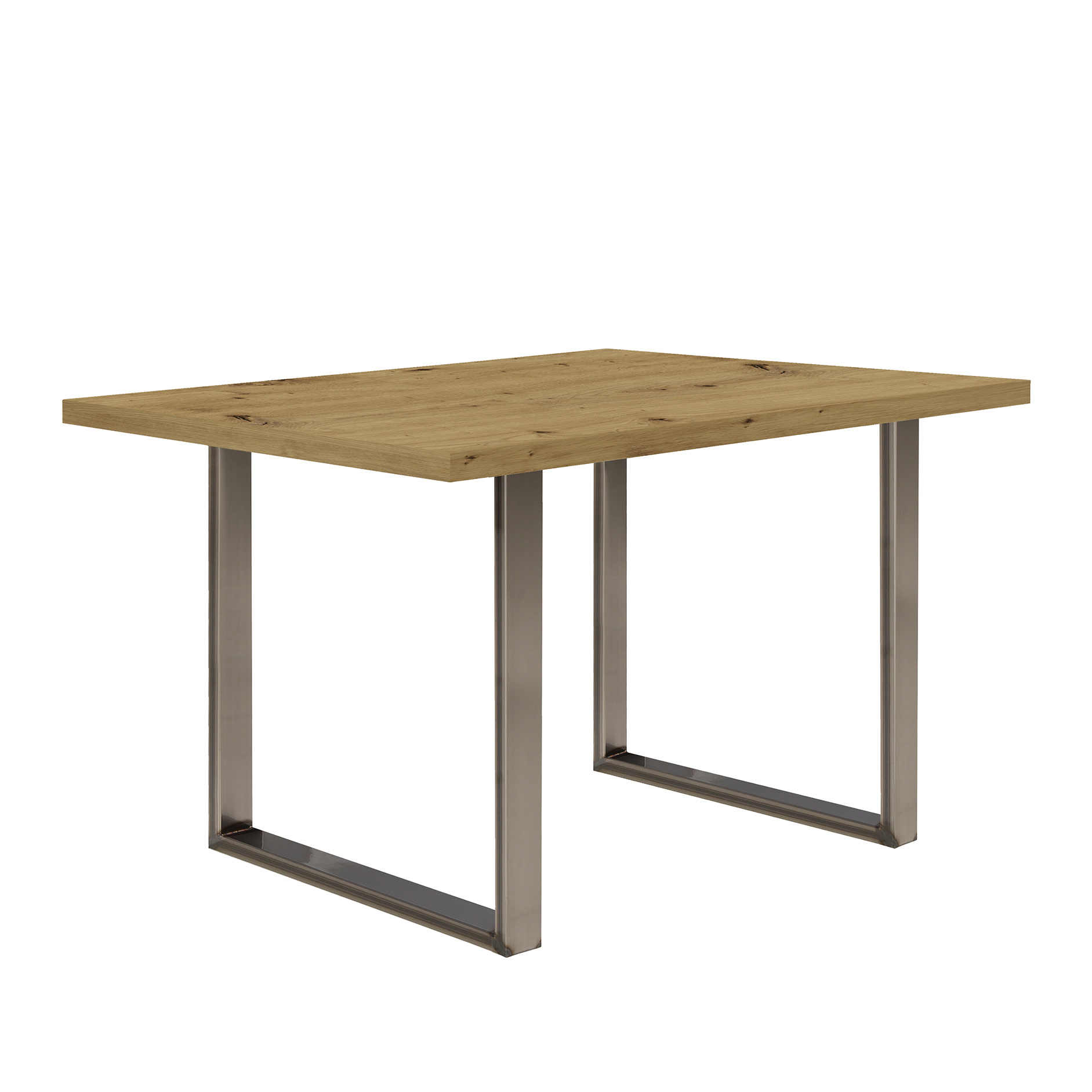 Esstisch - Artisan Eiche - silber - 140x90 cm