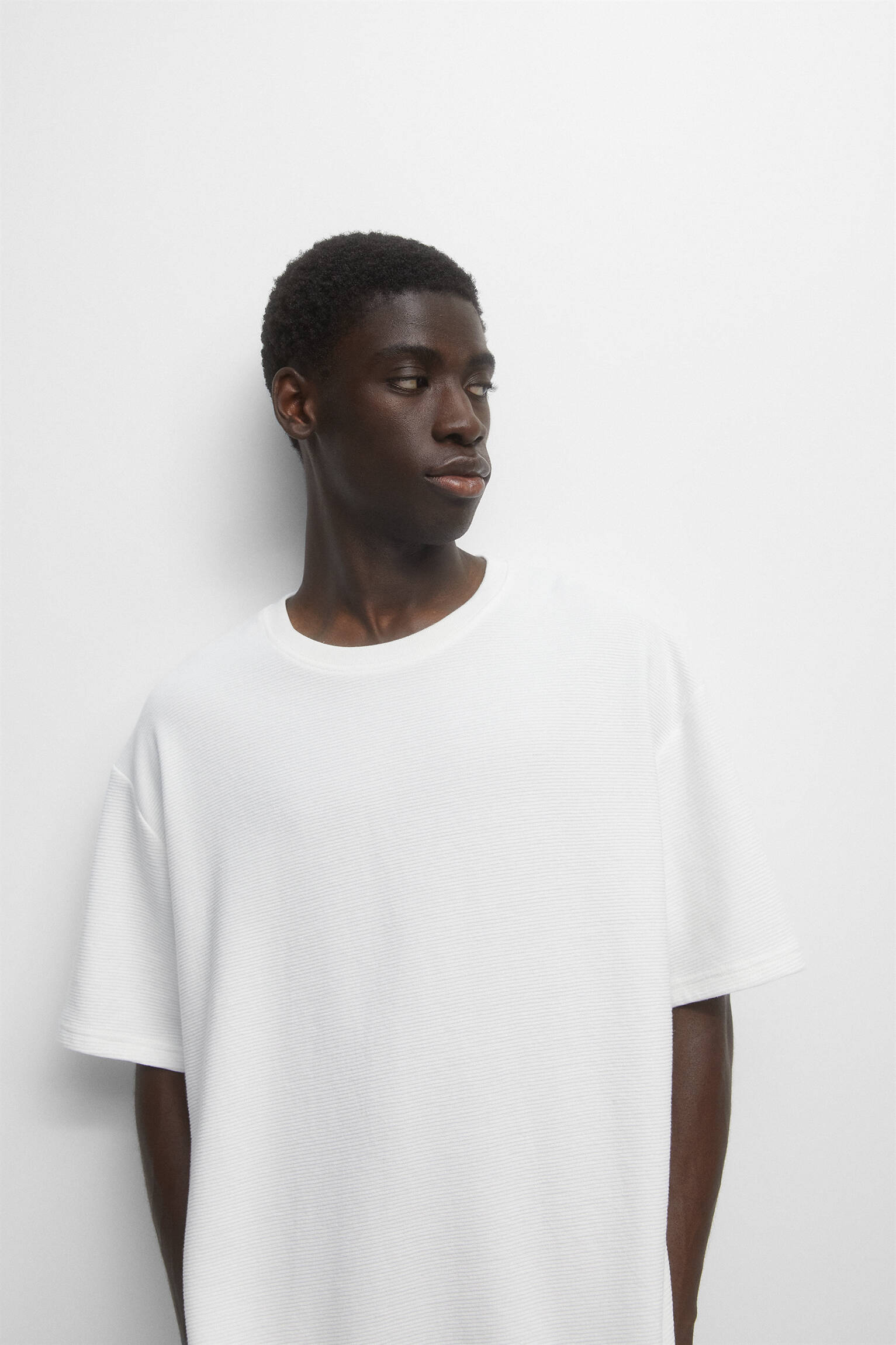 CAMISETA DE MALHA OTTOMAN - BRANCA OFF-WHITE
