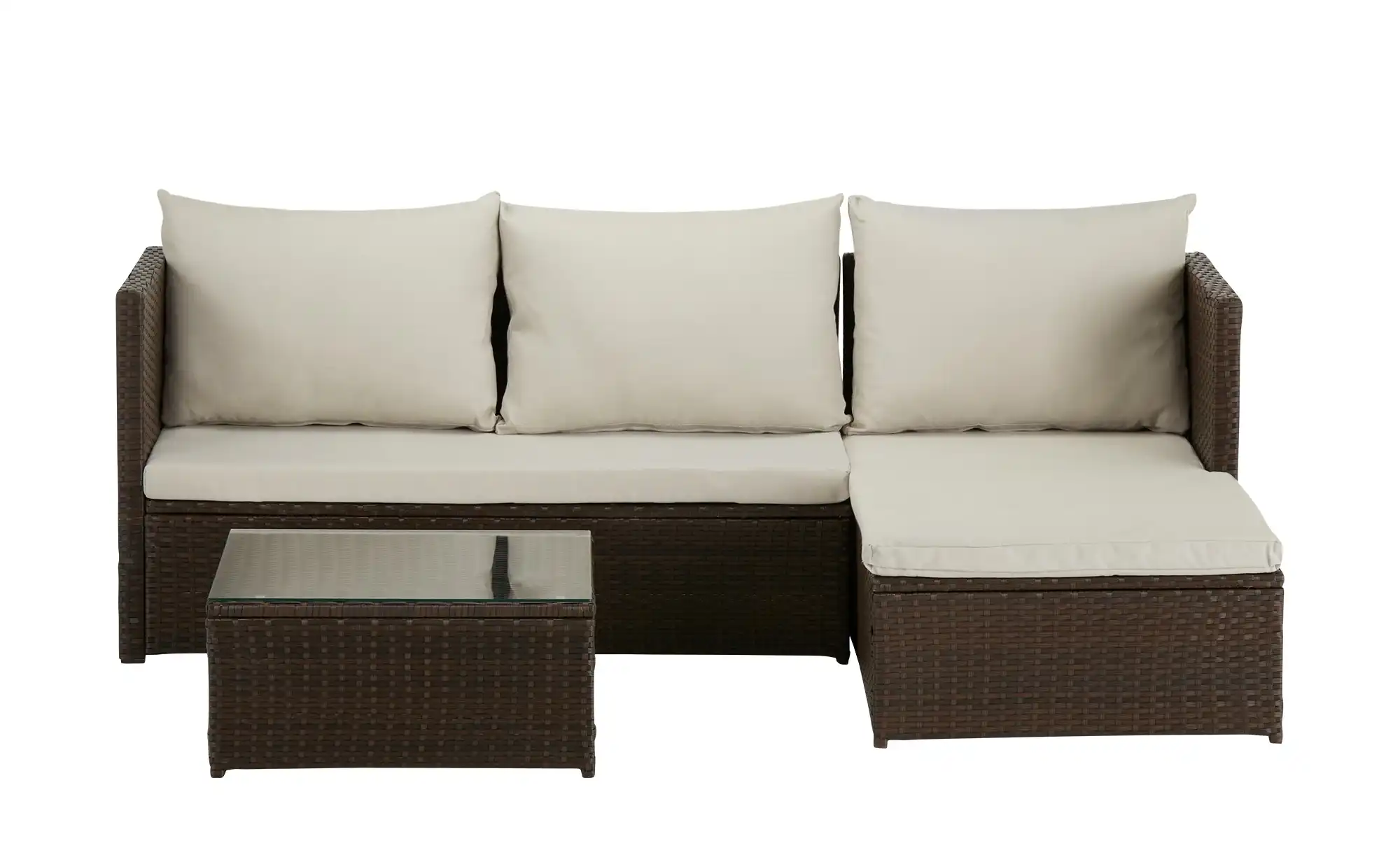 Loungegruppe aus Polyrattan Girona