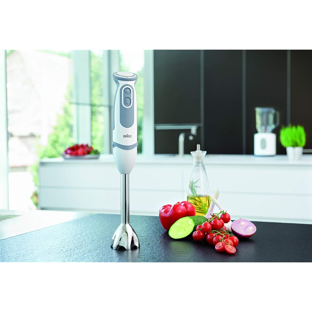Braun MQ5035WH Sauce Mixeur Plongeant Blanc 10 x 5,7 x 40 cm : Cuisine et Maison