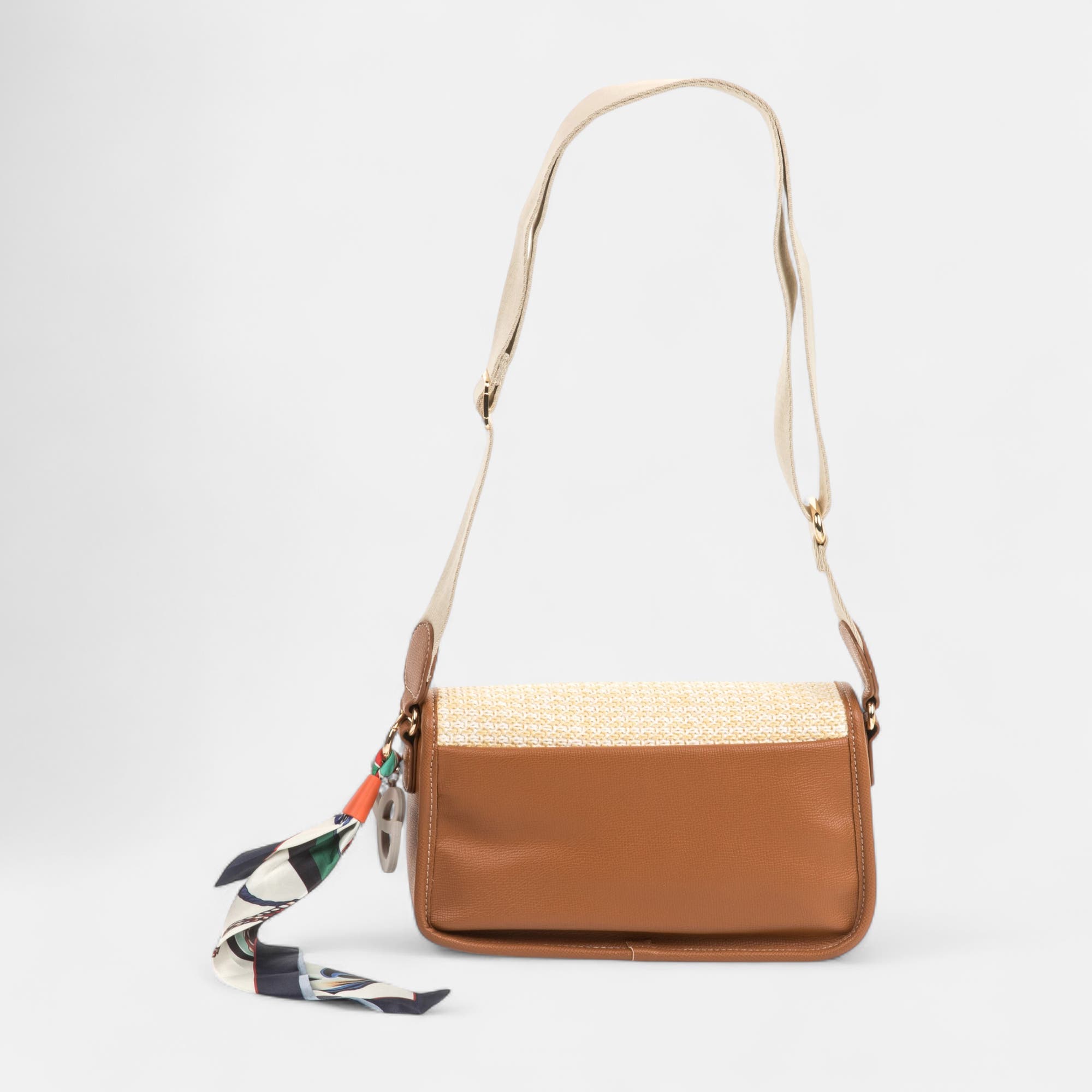 Sac bandoulière beige