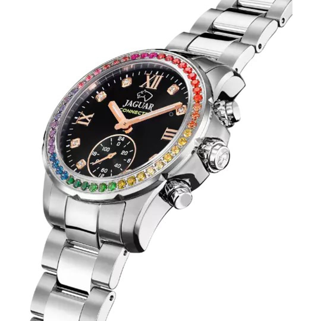 Jaguar Connected Lady Silbrig / Dark Rainbow 37mm