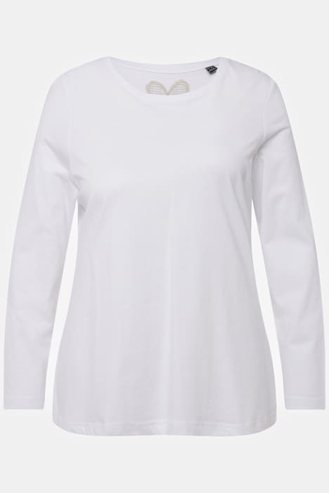 Shirt, Slim, Rundhalsausschnitt, Langarm