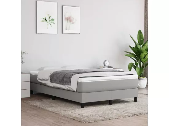 Sommier à lattes de lit Gris clair 120x200 cm Tissu