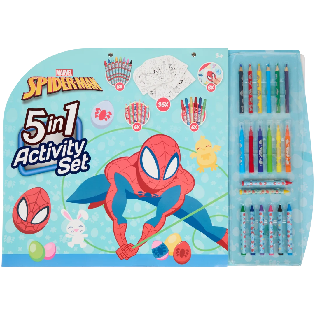 5-in-1 activiteiten- en kleurset 100-delig | diverse varianten