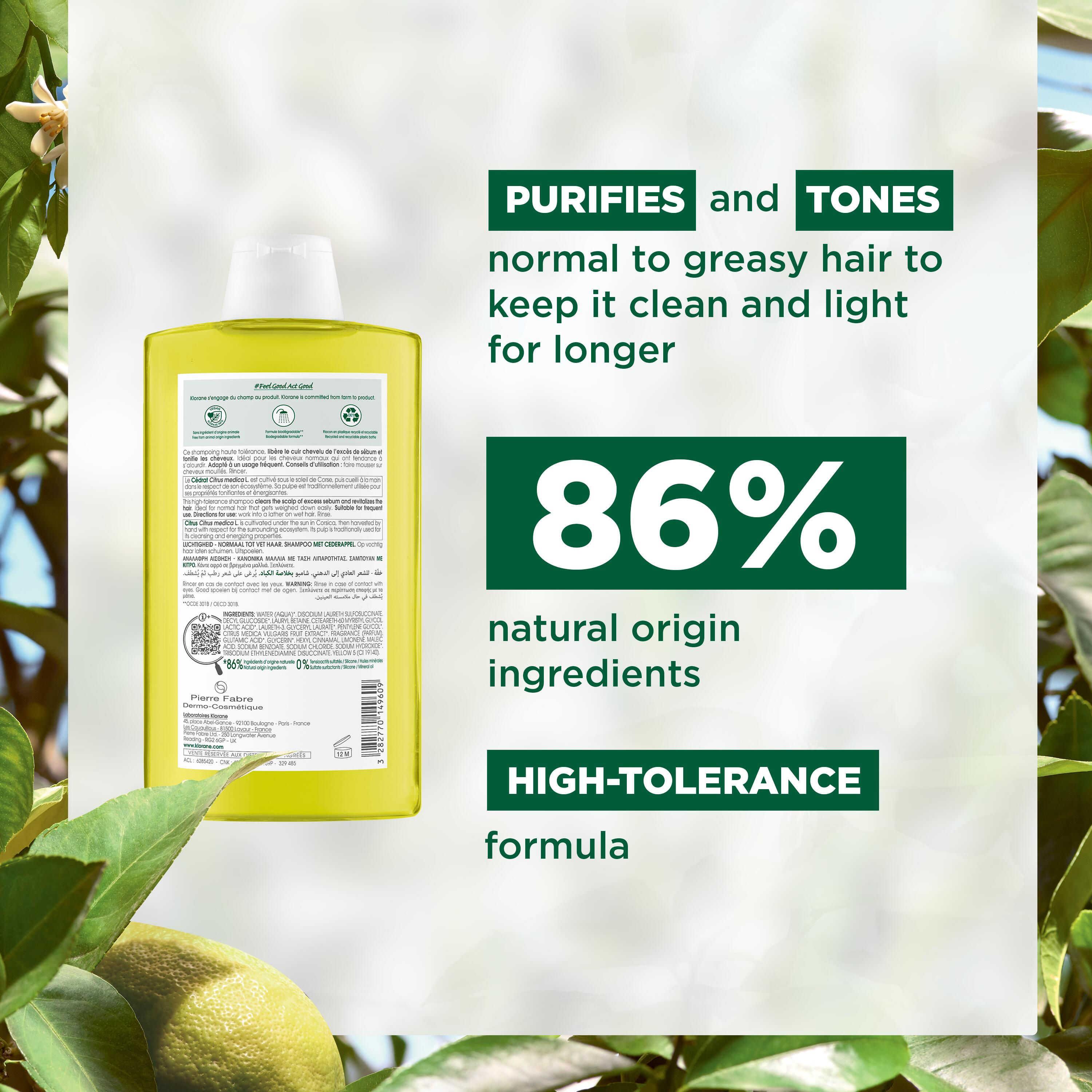 Klorane Zedrat Shampoo Fl 200 ml