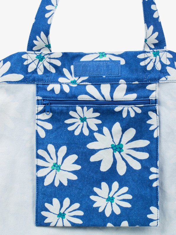 Anti Bad Vibes Grand sac tote Bleu Femme
