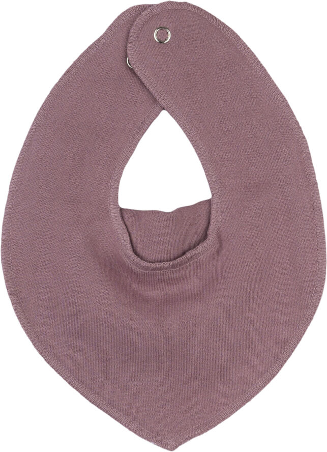 Mikk-Line Cotton Bibs - Triangle Dusty rosebon