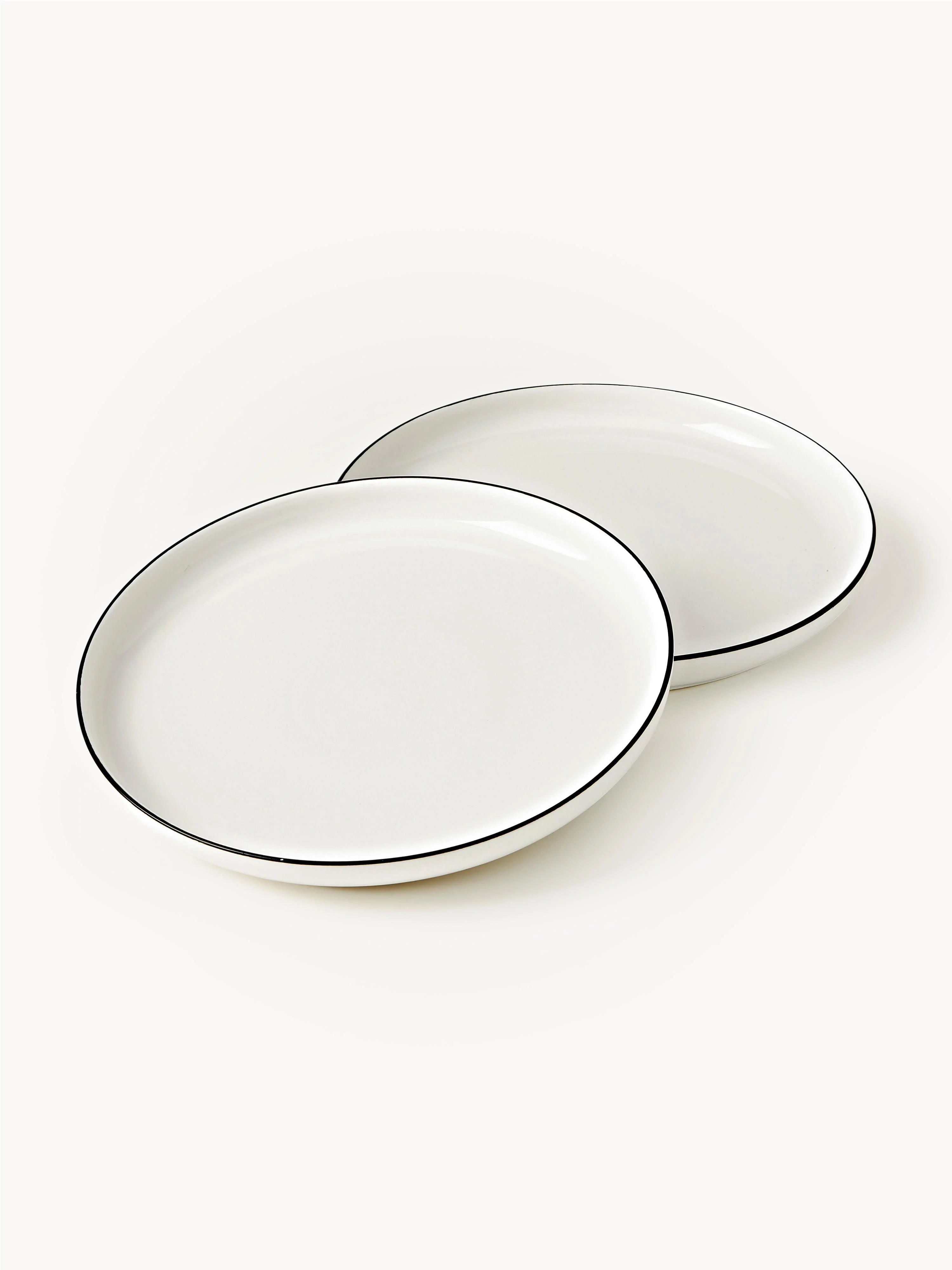 Porseleinen dinerbord Facile, 2 stuks