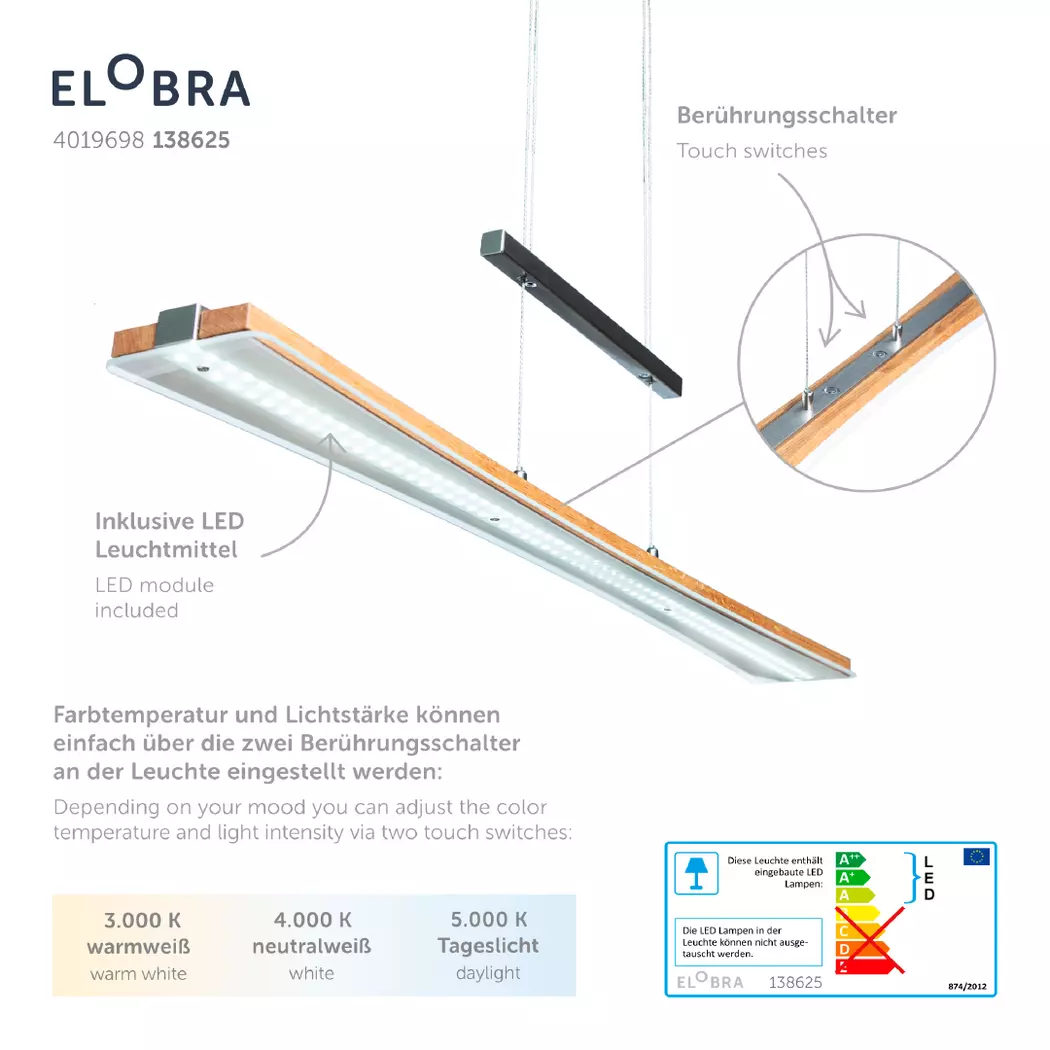 LED-Pendelleuchte Panama
