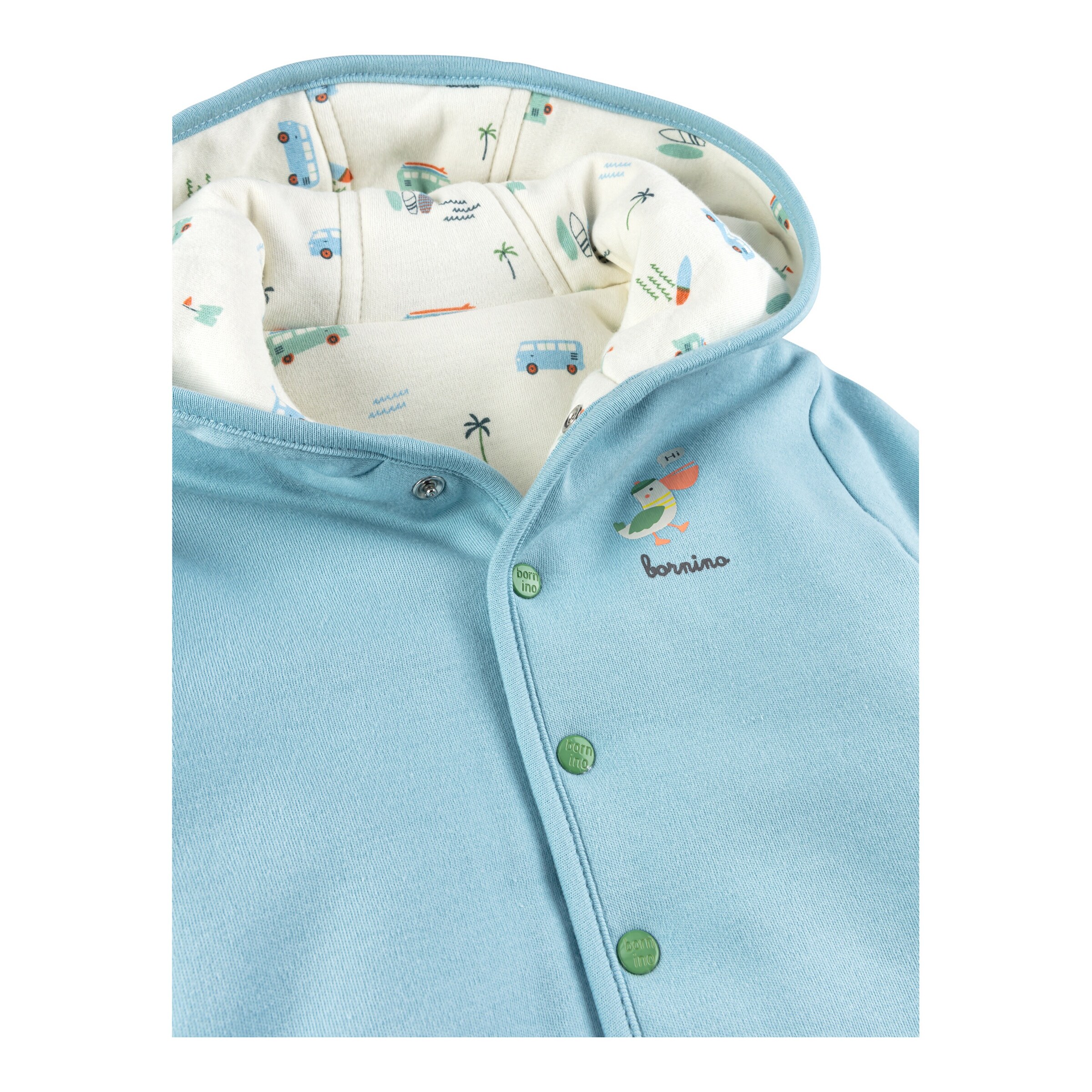 Bornino - Summer Beach Wendejacke Pelikan Strand hellblau/natur
