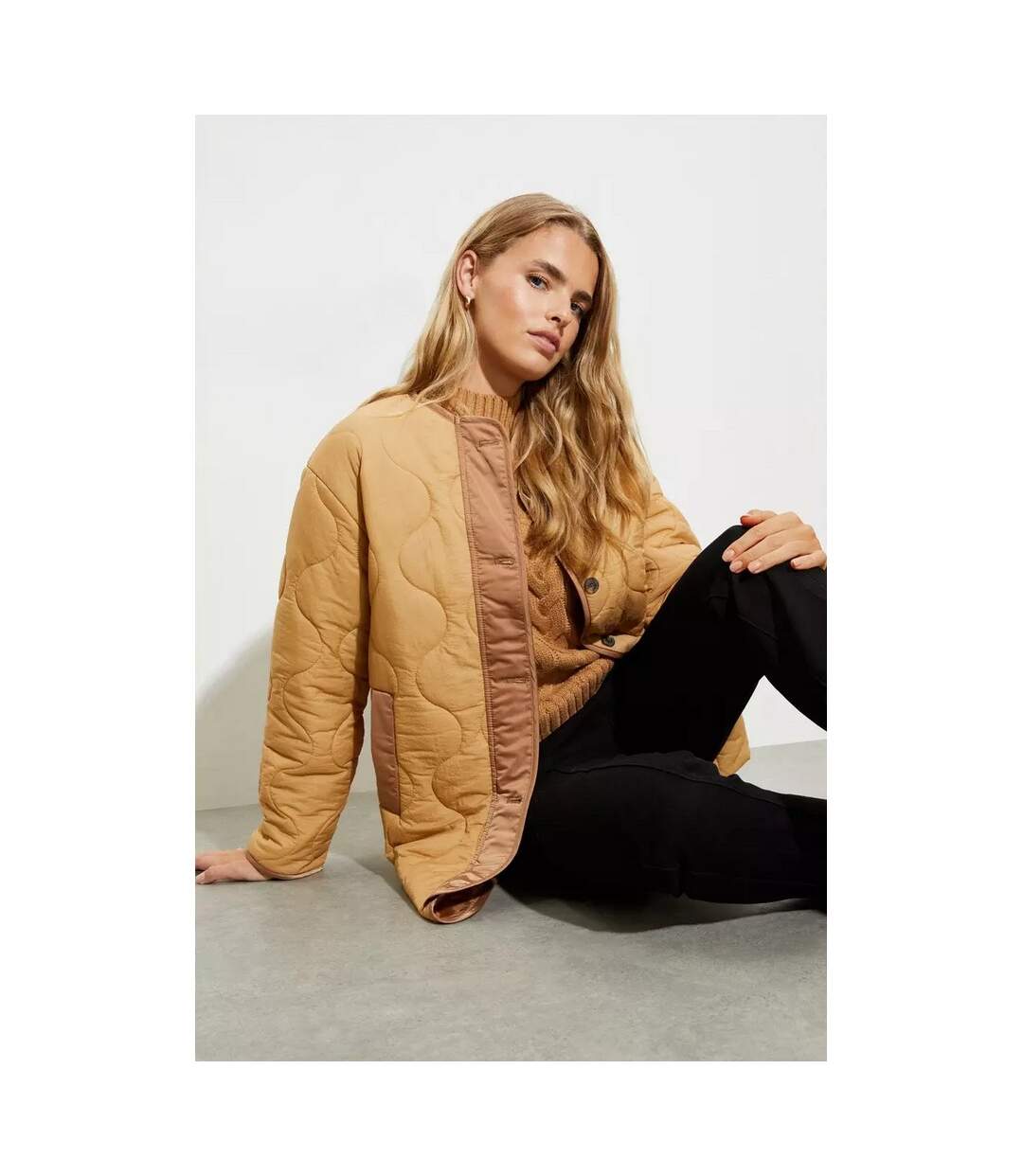 Dorothy Perkins - Doudoune matelassée - Femme (Brun-beige) - UTDP606