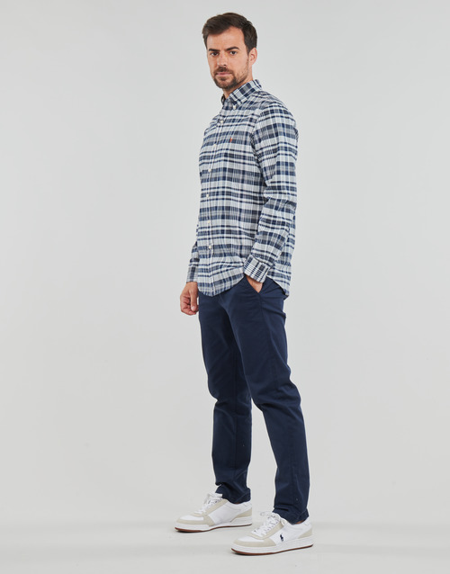 Polo Ralph Lauren - CUBDPPCS-LONG SLEEVE-SPORT SHIRT Marino / Gris / Multicolor