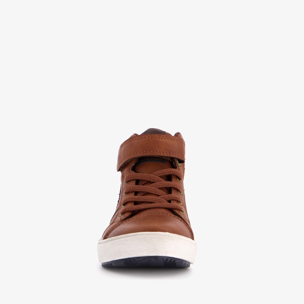 Blue Box hoge jongens sneakers bruin