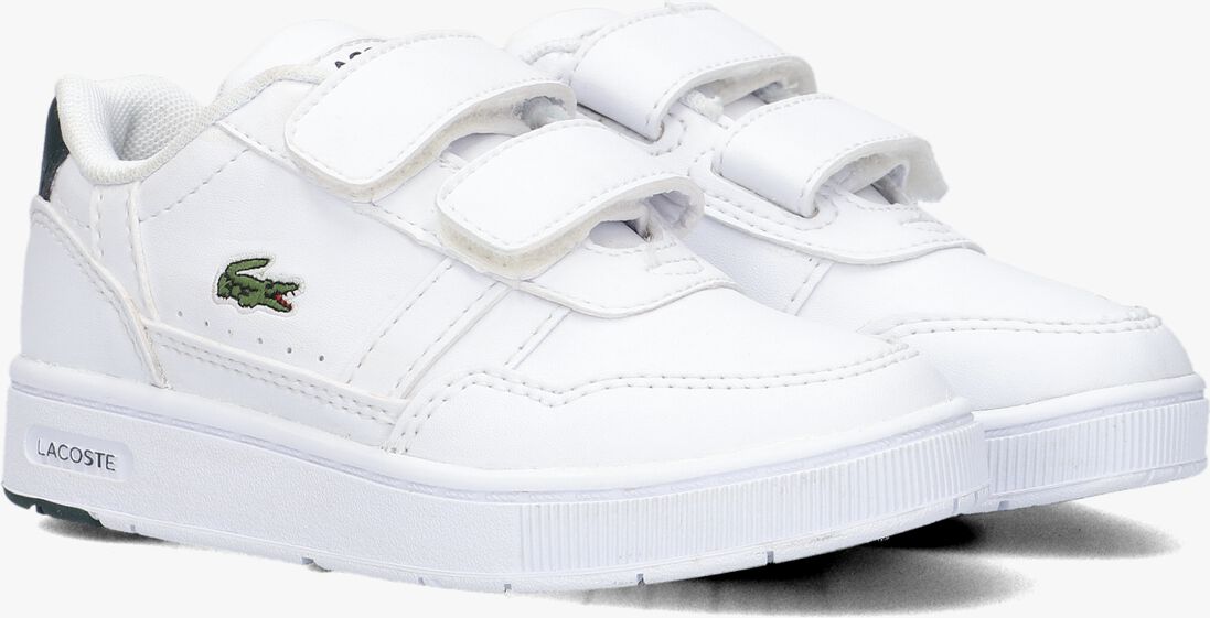 LACOSTE witte lacoste lage sneakers t-clip k