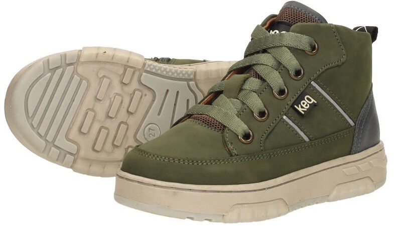 Keq Veterschoenen Hoog groen