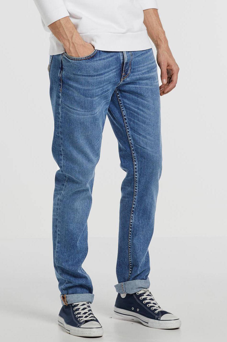 Nudie Jeans slim fit jeans Lean Dean lost orange