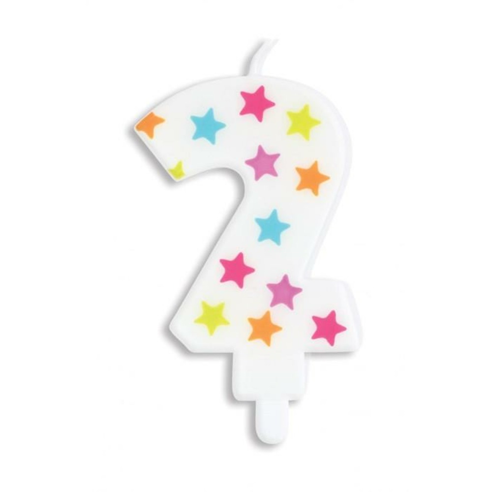 Bougie d'anniversaire chiffre 2