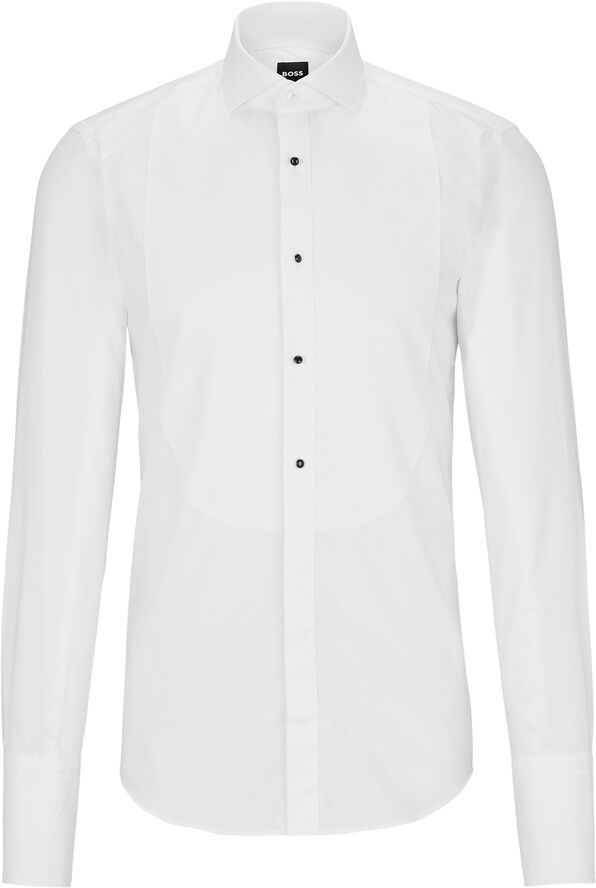 BOSS BOSS Men Business Clothing Shirts Hvid